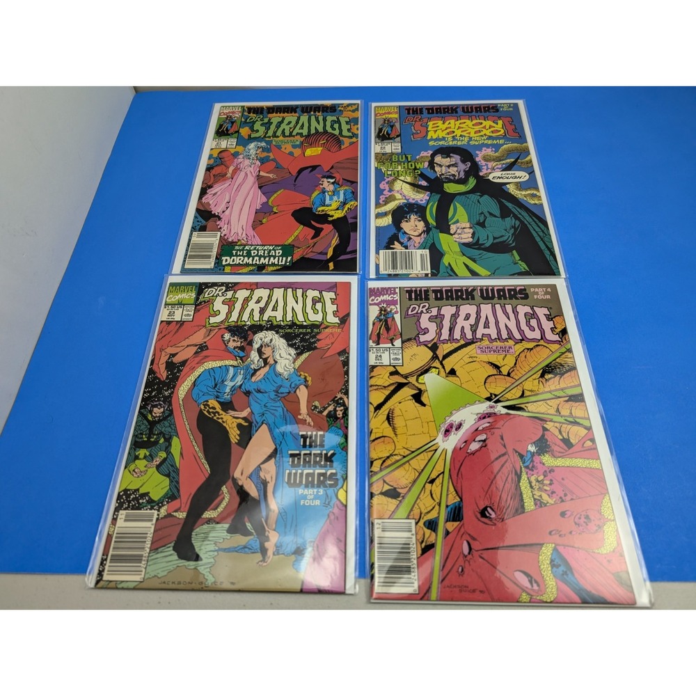 Dr. Strange Sorcerer Supreme 21-24 Newsstands Complete Dark Wars Arc Marvel 1990